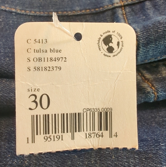 NWT We The Free Super High Jayde Flare Jeans Size 30 Tulsa Dark Wash OB1184972 - Picture 10 of 11